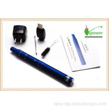 14mm Portable Ago Dry Herb Vaporizer E-cig Starter Kit With Lcd